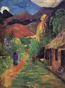 Paul Gauguin Tahiti streets USA oil painting artist